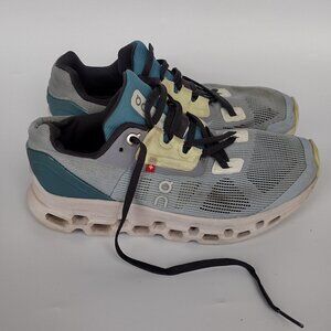 On Cloudstratus Women’s Running Shoes  Marina Blue Magnet Grey Size 5